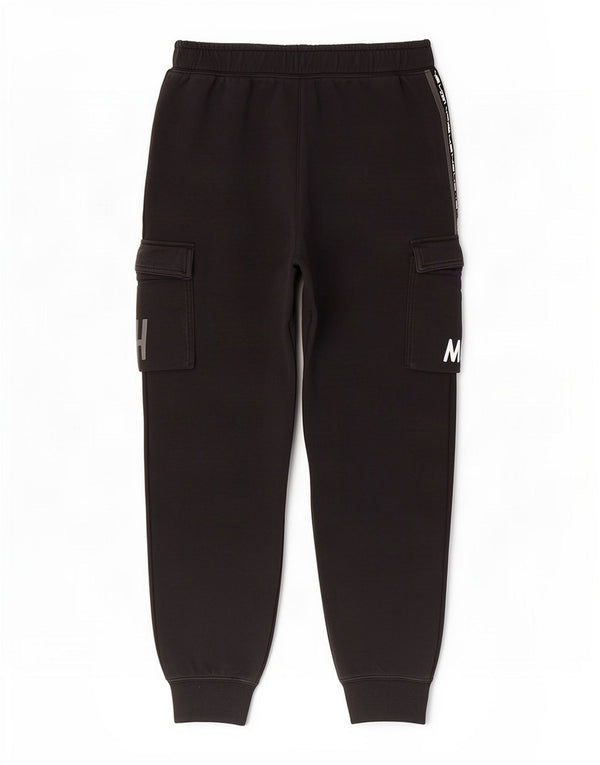 Nike Mens Cargo Tracksuit Trousers Joggers Large Black Colourblock Cotton