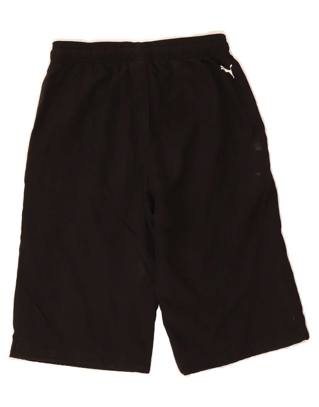 PUMA Boys Graphic Sport Shorts 9-10 Years Black Polyester Vintage Puma and Second-Hand Puma from Messina Hembry 