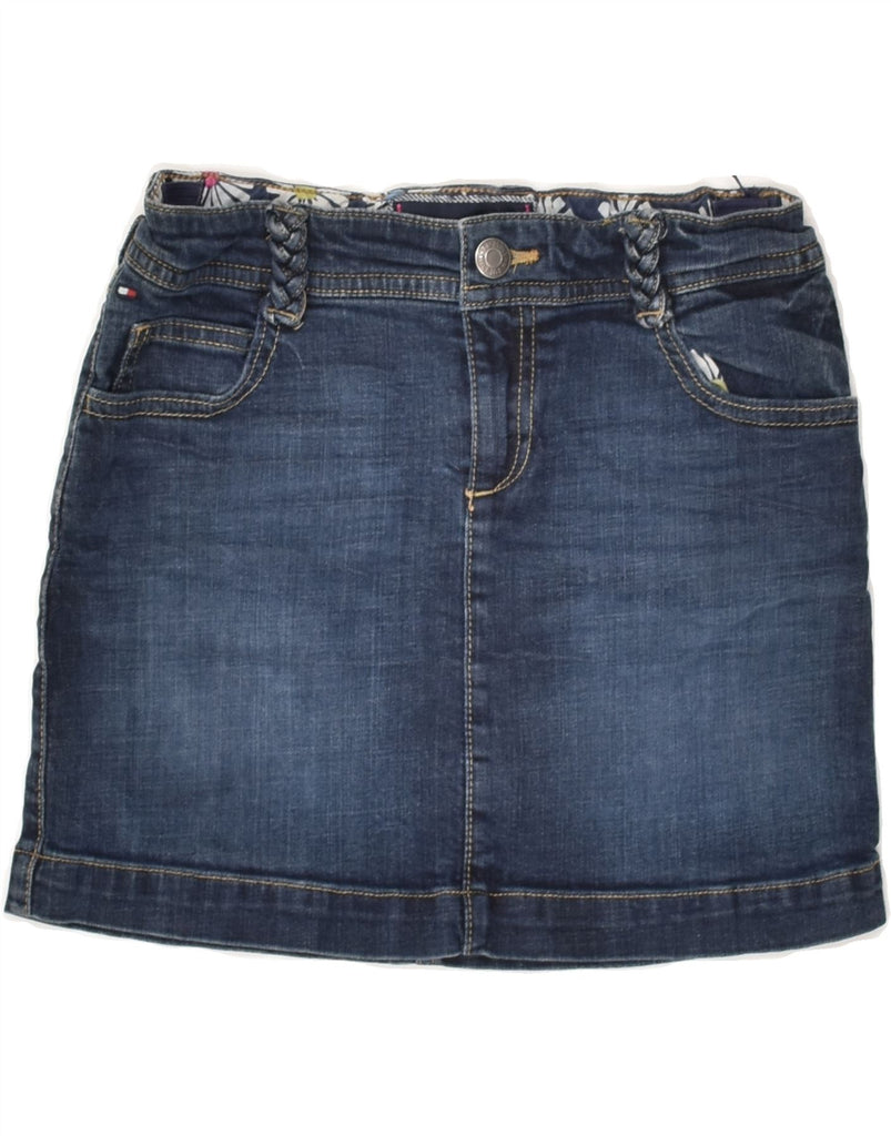 TOMMY HILFIGER Girls Denim Skirt 9-10 Years W24 Blue Cotton | Vintage Tommy Hilfiger | Thrift | Second-Hand Tommy Hilfiger | Used Clothing | Messina Hembry 