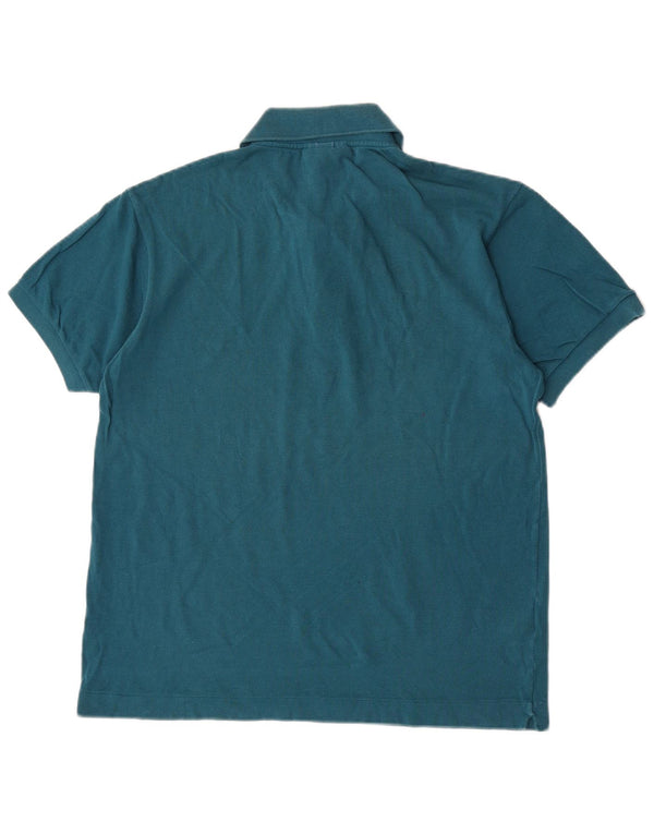 Lacoste Mens Classic Fit Polo Shirt Size 4 Medium Blue Cotton