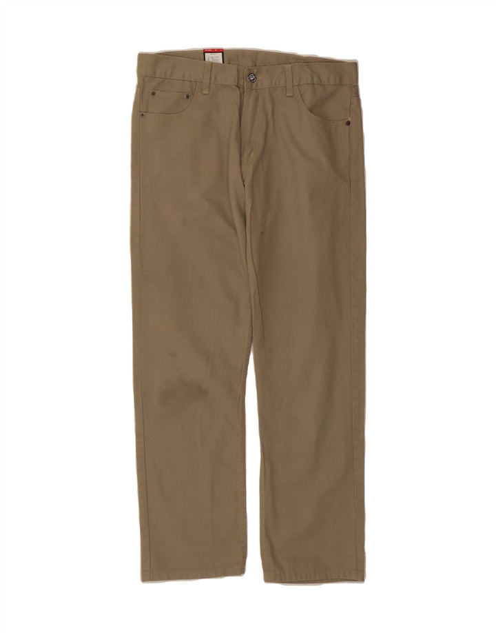 LEE Mens Straight Casual Trousers W36 L30 Beige Vintage Lee and Second-Hand Lee from Messina Hembry 