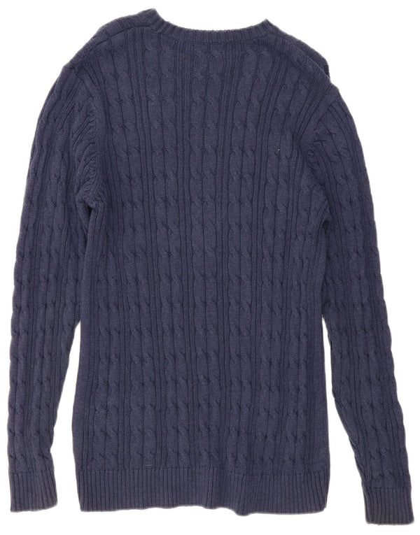 Marks & Spencer Mens Regular Fit Crew Neck Jumper Sweater Medium Navy Blue