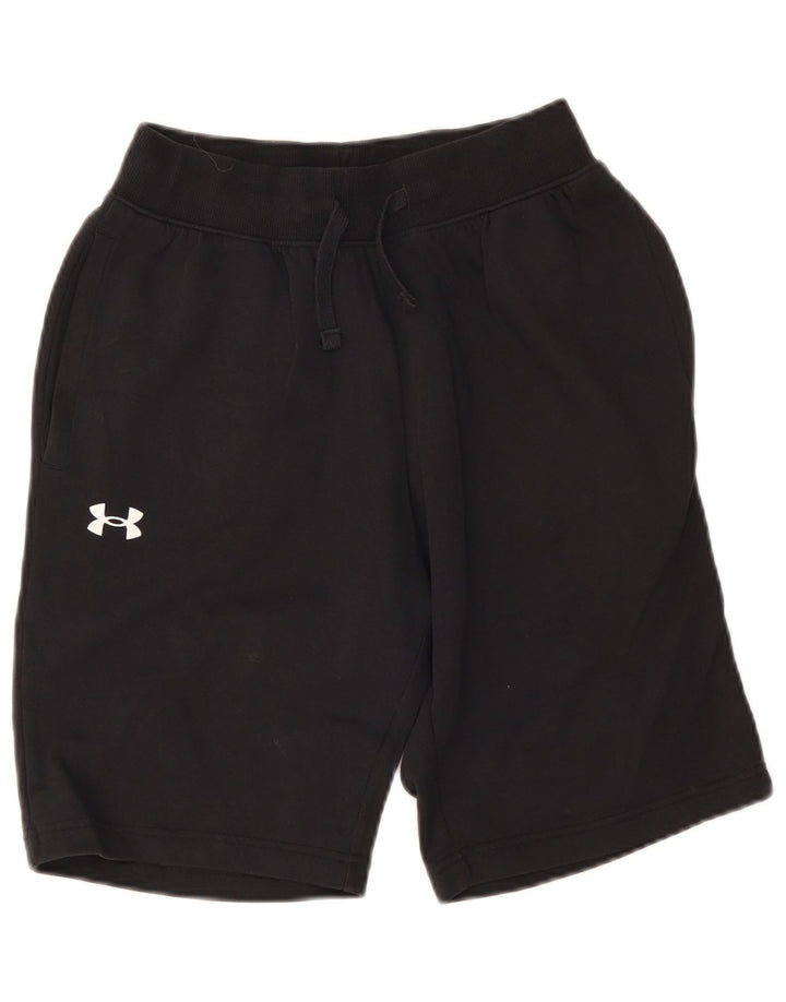 Under Armour Mens Sport Shorts Small Black Cotton