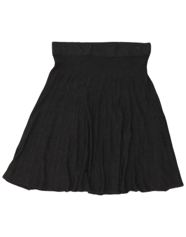 Marks & Spencer Womens High Waist A-Line Skirt UK 16 Large W38 Grey