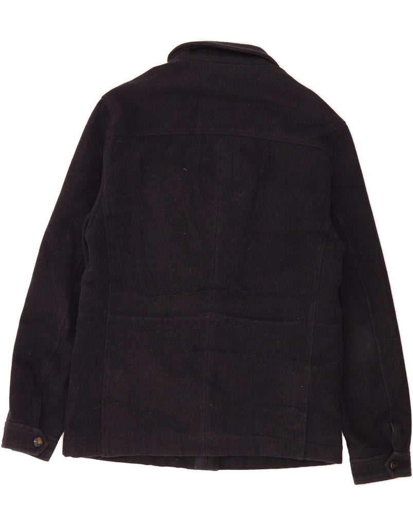 MARKS & SPENCER Mens Blue Harbour Windbreaker Jacket UK 36 Small Navy Blue Vintage Marks & Spencer and Second-Hand Marks & Spencer from Messina Hembry 