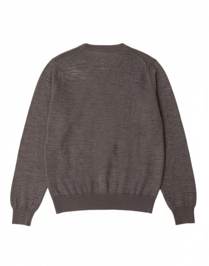 RIFLE Mens Cardigan Sweater Medium Grey