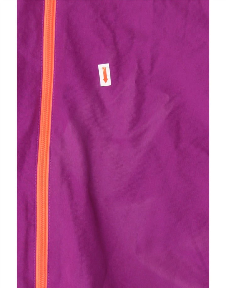 REEBOK Womens Rain Jacket UK 12/14 Medium Purple