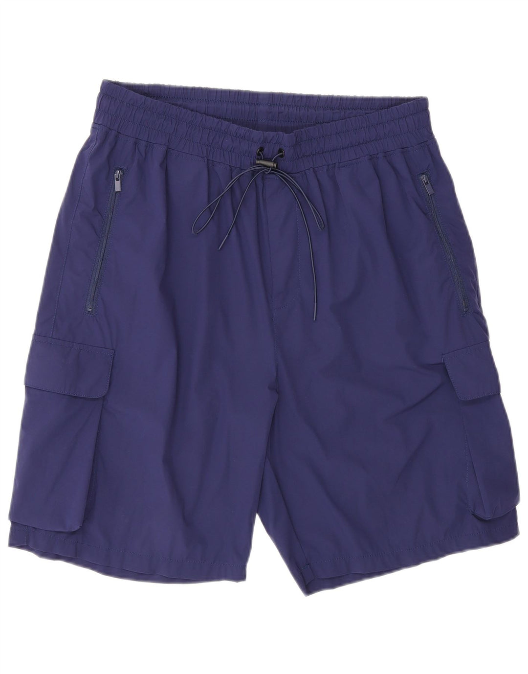 Kangol Mens Cargo Sport Shorts XL Navy Blue Nylon