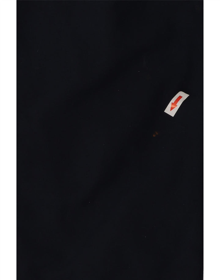 Adidas Mens Tracksuit Trousers Small Navy Blue Colourblock Polyester
