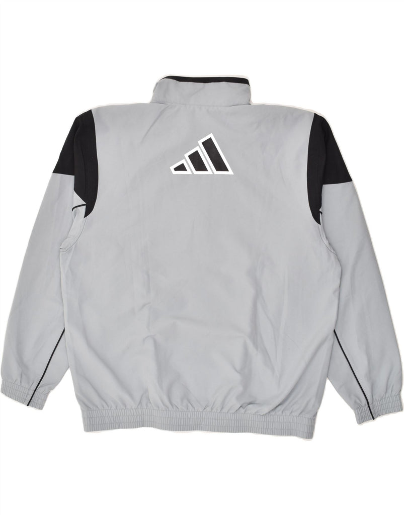ADIDAS Mens Tracksuit Top Jacket UK 48/50 XL Blue Colourblock Polyester | Vintage Adidas | Thrift | Second-Hand Adidas | Used Clothing | Messina Hembry 
