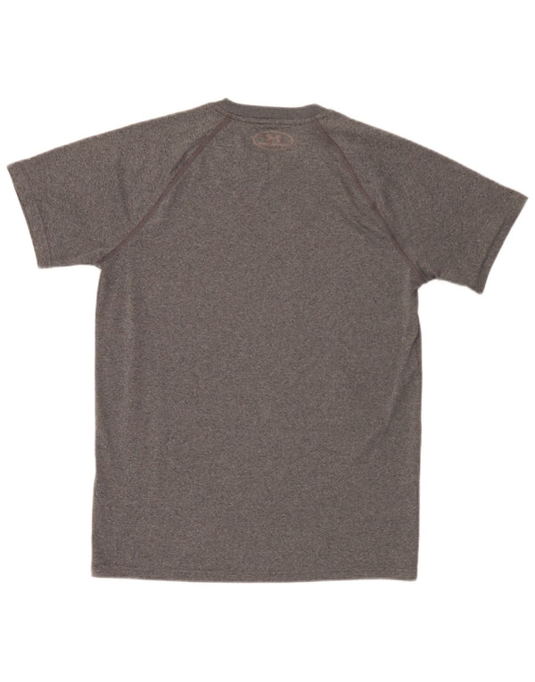 Under Armour Mens Heat Gear T-Shirt Top XS Grey