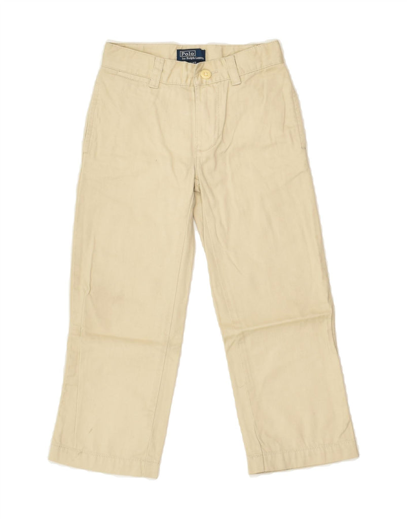 POLO RALPH LAUREN Boys Straight Chino Trousers 3-4 Years W20 L17  Beige | Vintage Polo Ralph Lauren | Thrift | Second-Hand Polo Ralph Lauren | Used Clothing | Messina Hembry 