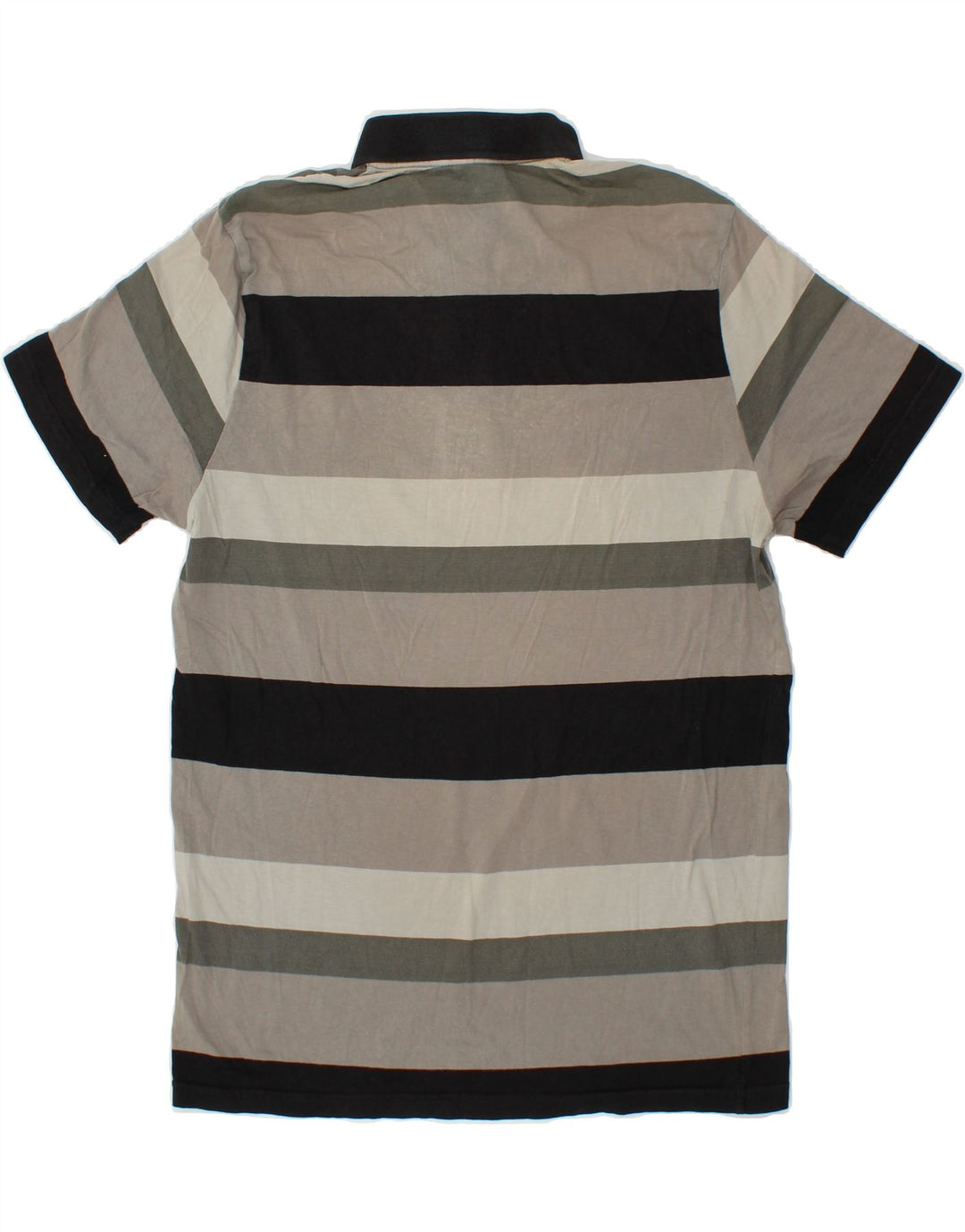PUMA Mens Polo Shirt Medium Grey Striped