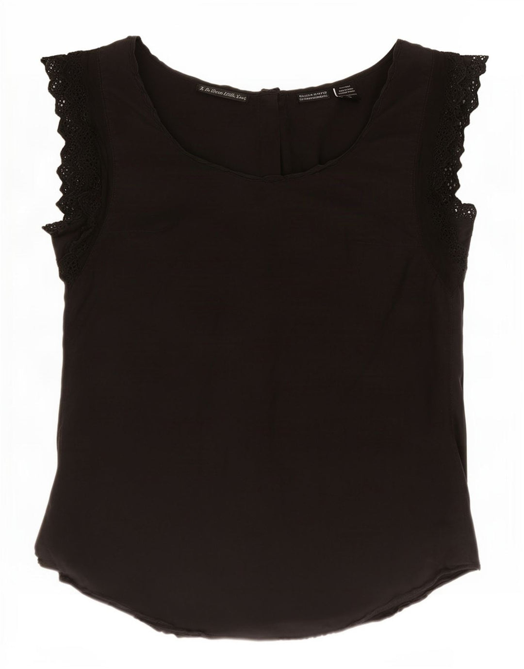 Maison Scotch Womens Blouse Top US 1 XS Black Silk