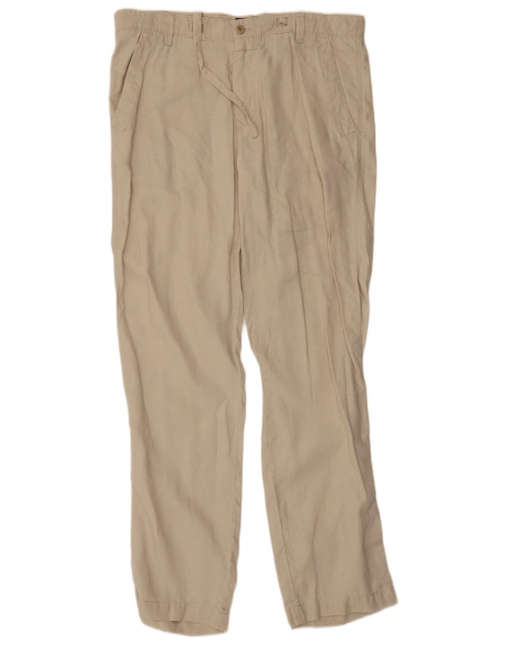 HUGO BOSS Mens Comfort Fit Chino Trousers IT 50 Large W38 L33 Beige