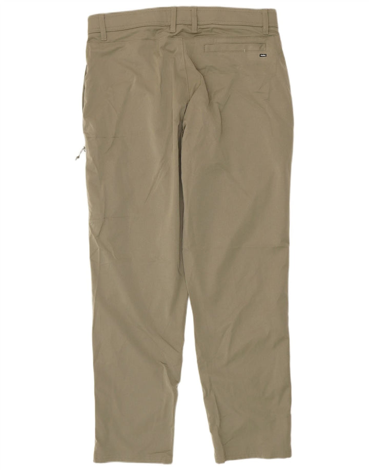 Hurley Mens Tapered Chino Trousers W36 L32 Khaki Polyester