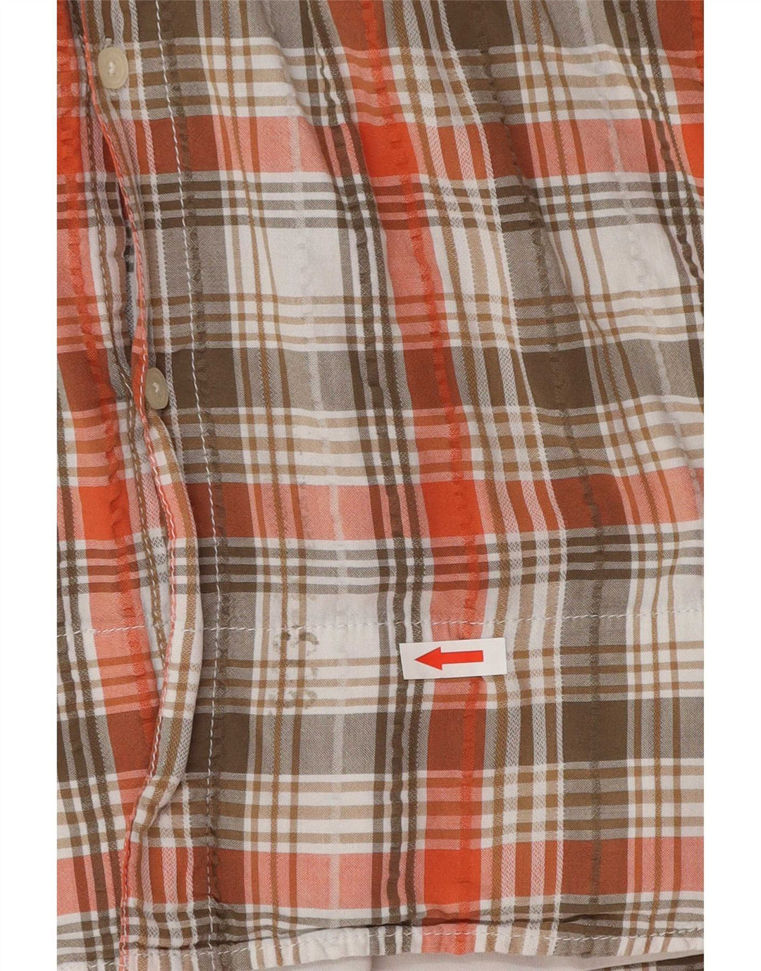 Lerros Mens Short Sleeve Shirt XL Multicoloured Check Cotton