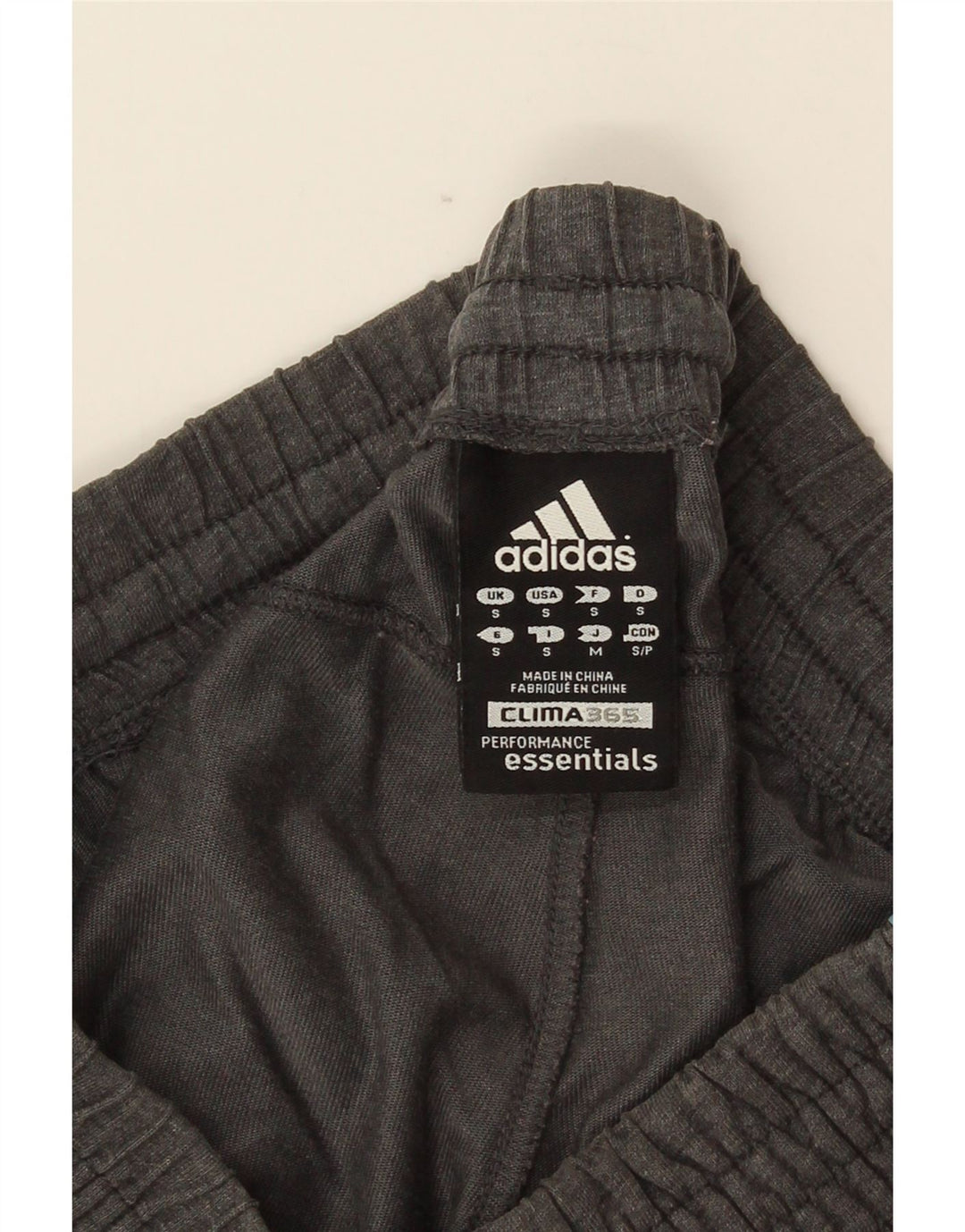 Adidas Mens Clima 365 Sport Shorts Small  Grey Cotton