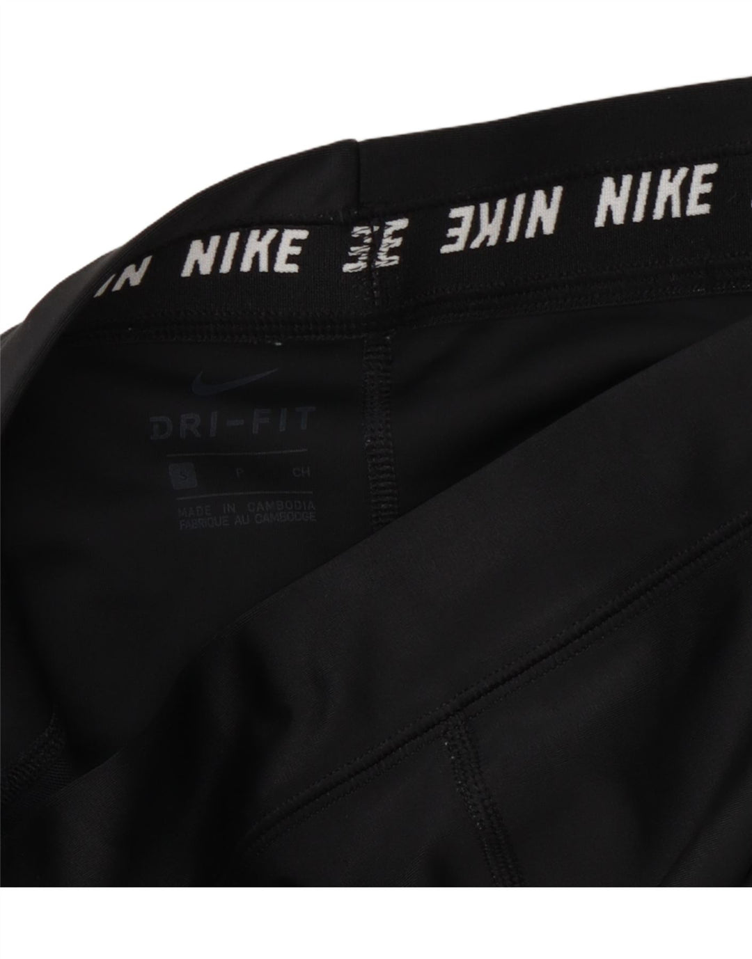 Nike Womens Dri Fit Leggings UK 10 Small Black
