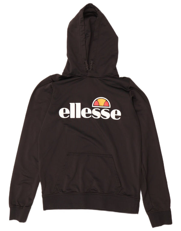 ELLESSE Boys Graphic Hoodie Jumper 13-14 Years Black