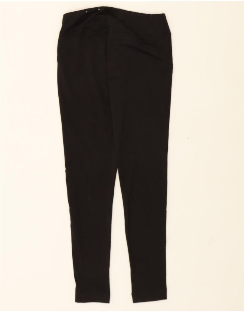 PUMA Womens Leggings UK 10 Small Black Polyester Vintage Puma and Second-Hand Puma from Messina Hembry 