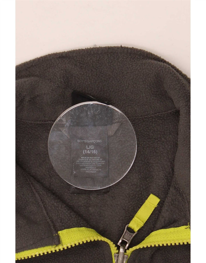 The North Face Boys Liner Fleece Jacket 14-15 Years Large Grey Polyester