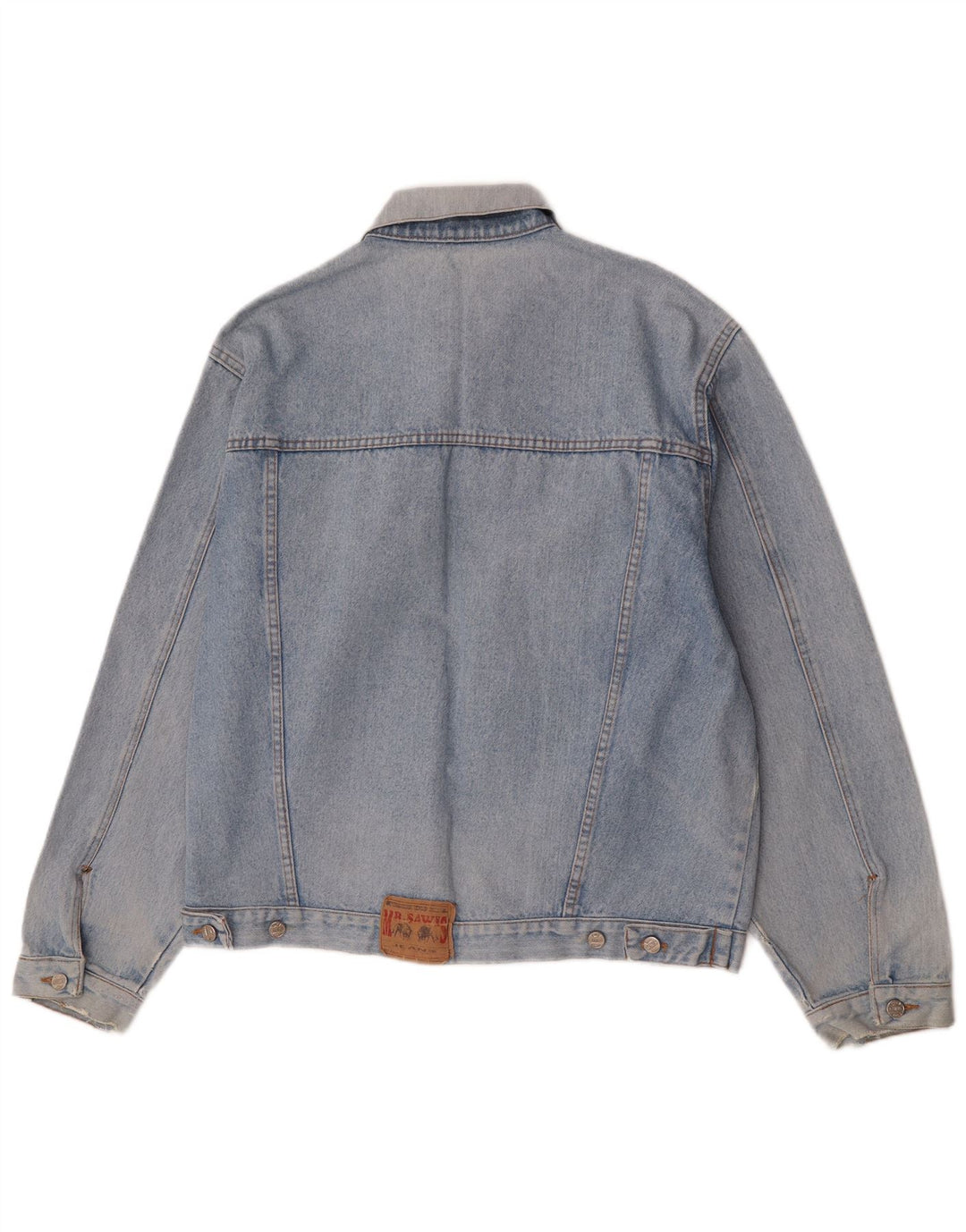 Vintage Mens Denim Jacket UK 40 Large Blue