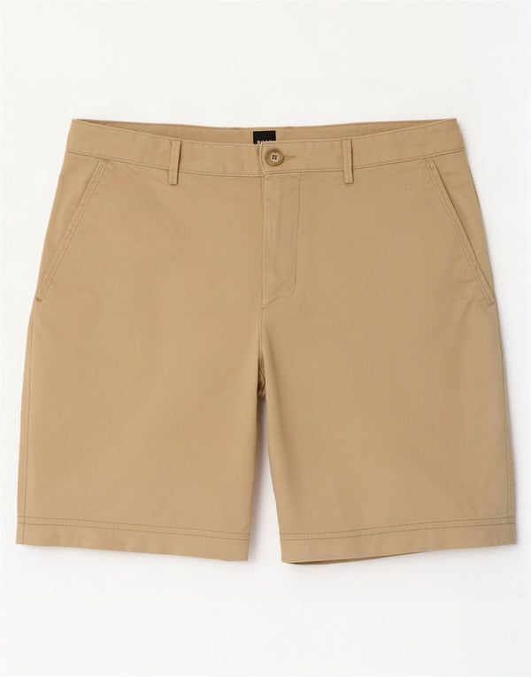 Hugo Boss Mens Chino Shorts IT 46 Small W30 Beige Cotton