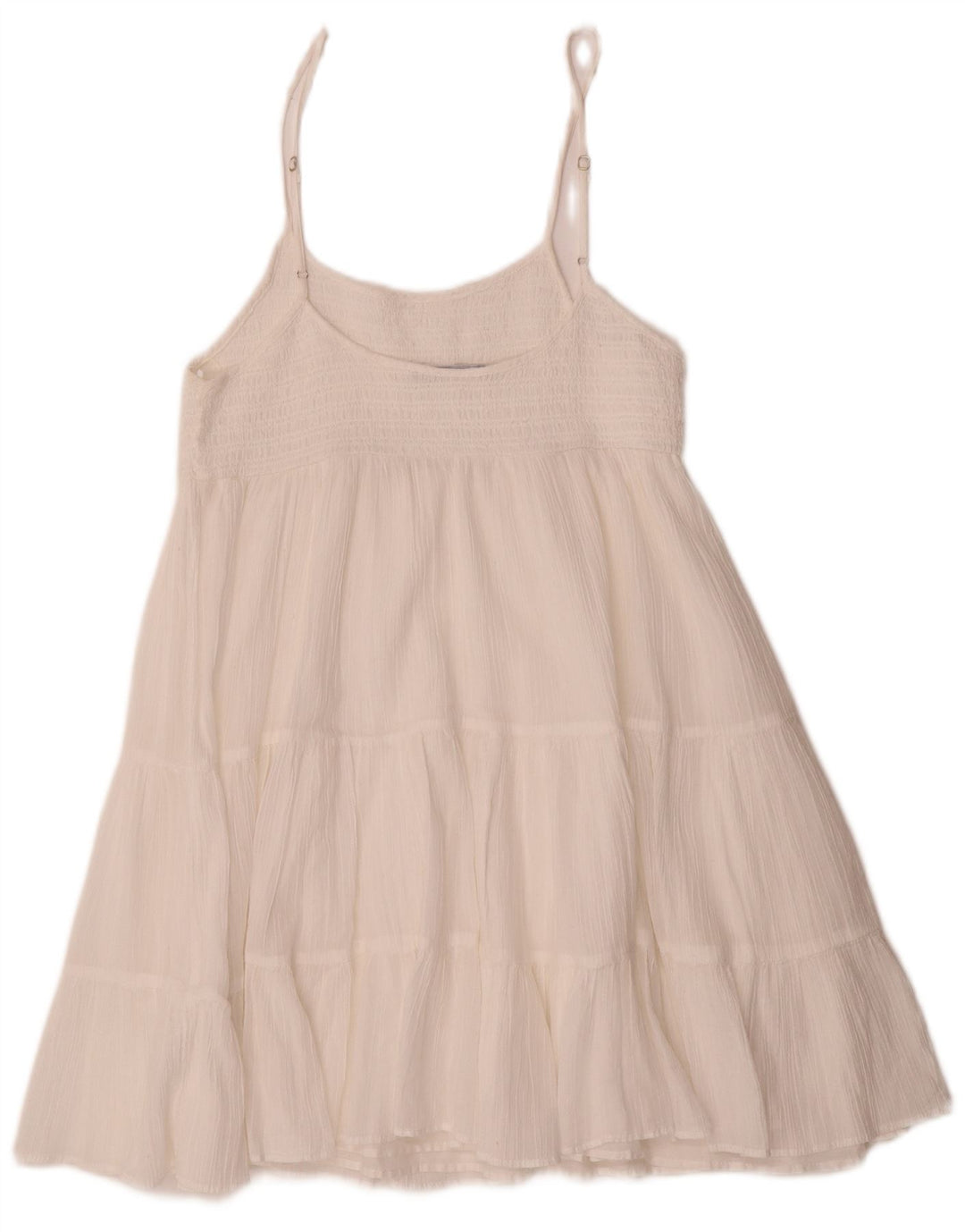 Zara Womens Sundress UK 12 Medium White Polyester