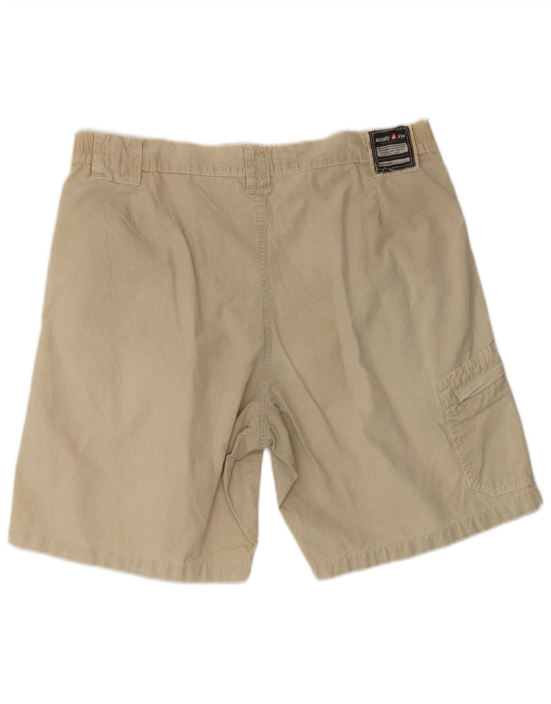 MURPHY & NYE Mens Cargo Shorts W36 Large Beige Cotton