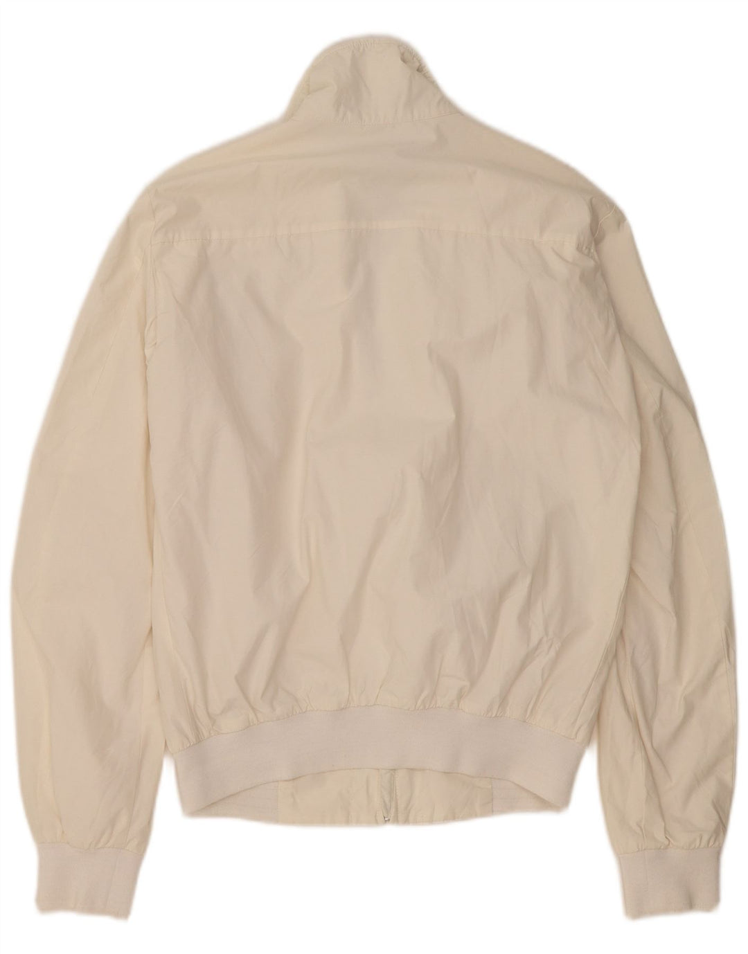 GAS Mens Bomber Jacket UK 36 Small Off White