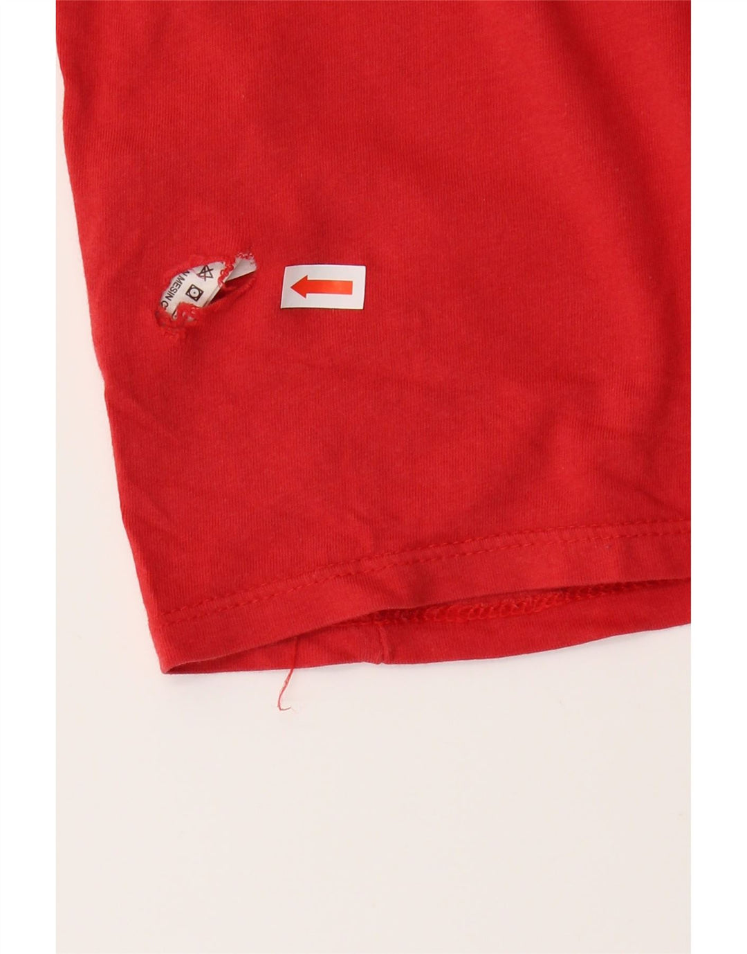 NIKE Mens Athletic Cut Graphic T-Shirt Top Large Red Cotton