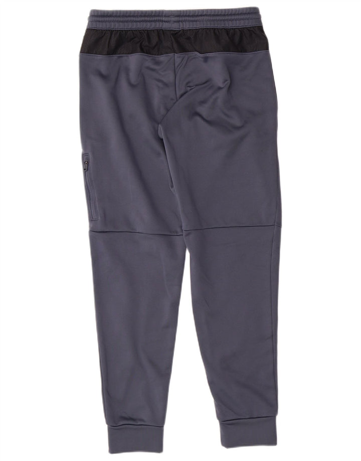 UNDER ARMOUR Boys Tracksuit Trousers Joggers 11-12 Years Large Blue