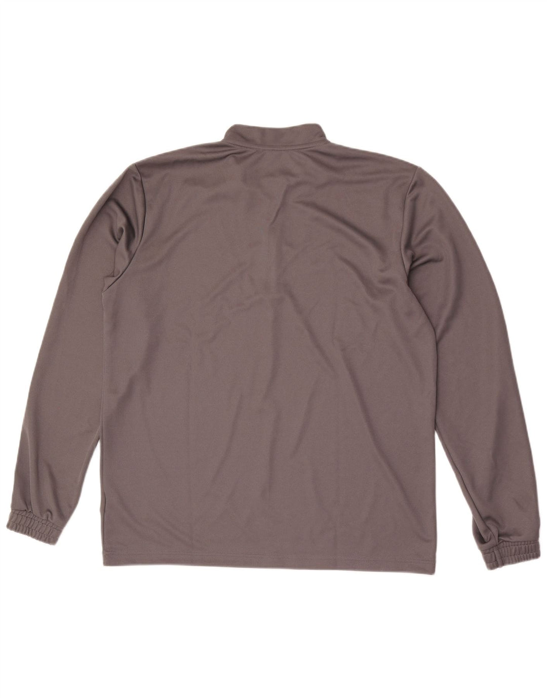 Adidas Mens Aeroready Zip Neck Pullover Tracksuit Top XL Grey Polyester