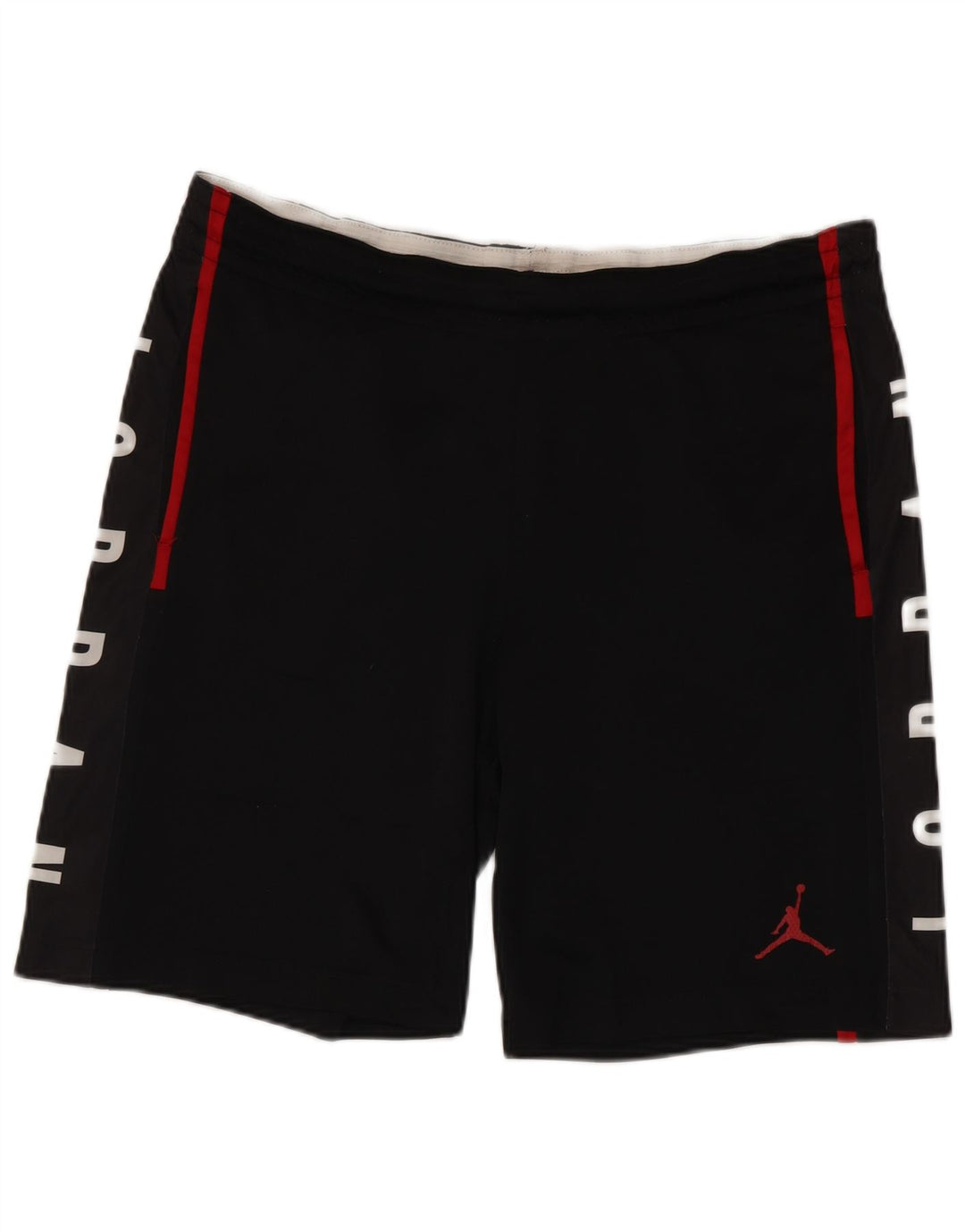 Jordan Mens Dri Fit Graphic Sport Shorts Medium Black Colourblock Polyester