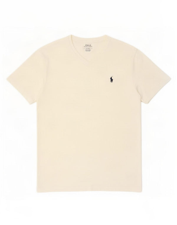 Polo Ralph Lauren Mens T-Shirt Top Medium White Cotton