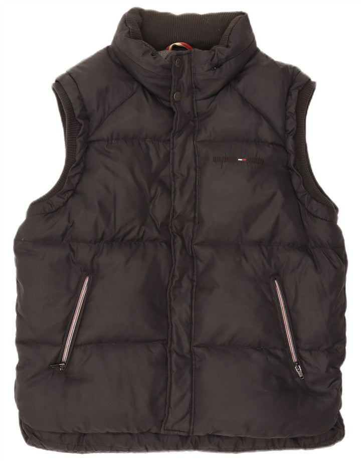 Tommy Hilfiger Mens Padded Gilet UK 42 XL Black Nylon