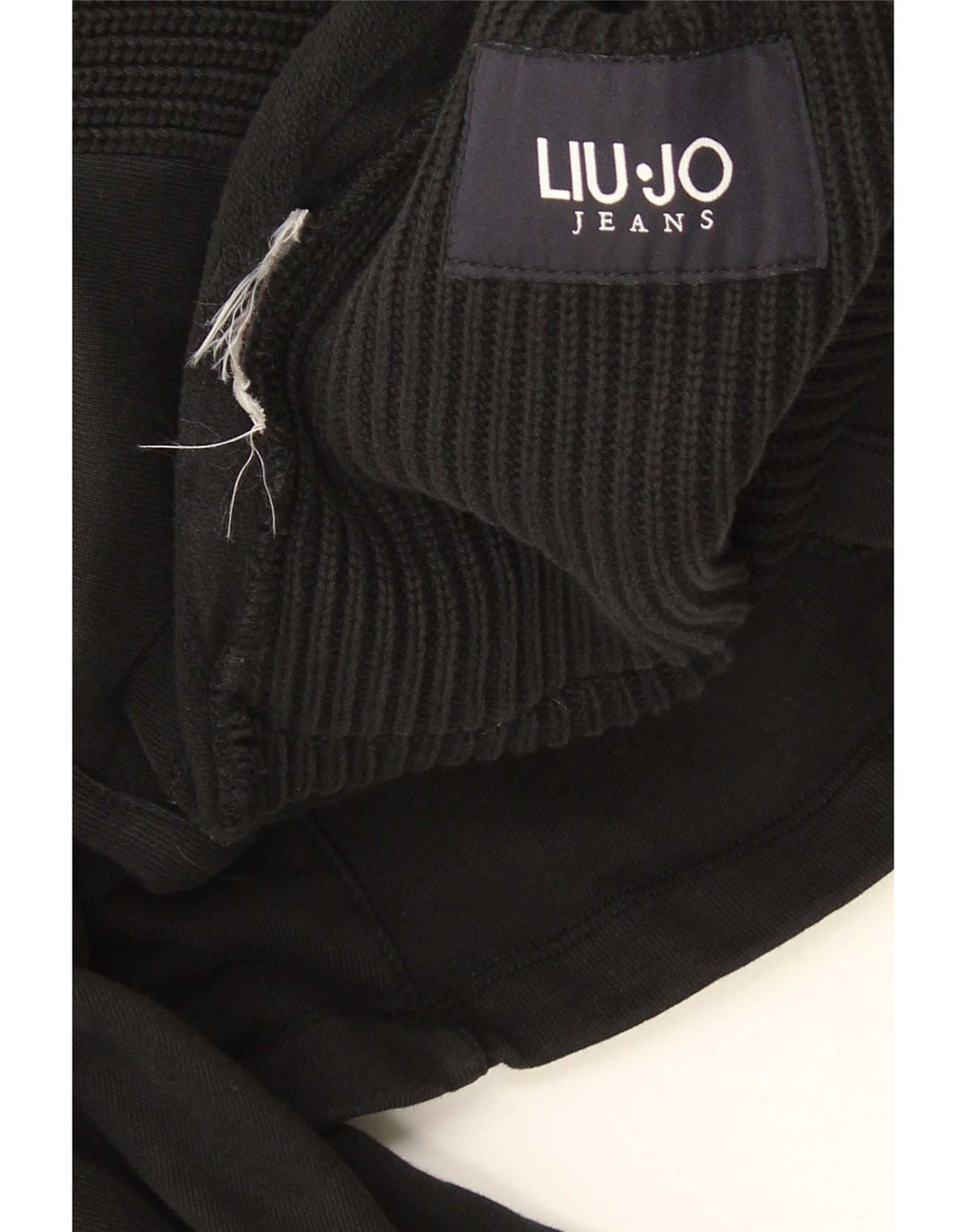 Liu Jo Mens Knit 3 Button Blazer Jacket Small Black