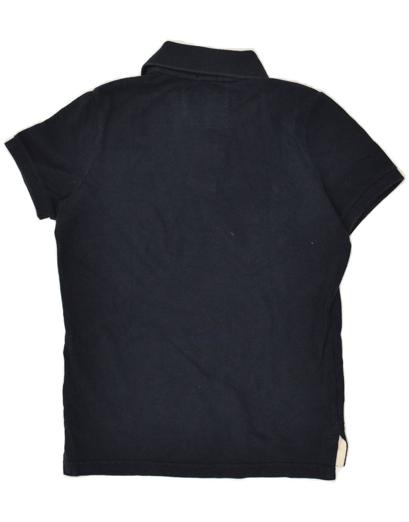 ABERCROMBIE & FITCH Boys Muscle Polo Shirt 14-15 Years Large Navy Blue | Vintage Abercrombie & Fitch | Thrift | Second-Hand Abercrombie & Fitch | Used Clothing | Messina Hembry 