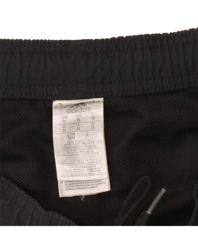 ADIDAS Mens Sport Shorts Medium Black Nylon Vintage Adidas and Second-Hand Adidas from Messina Hembry 