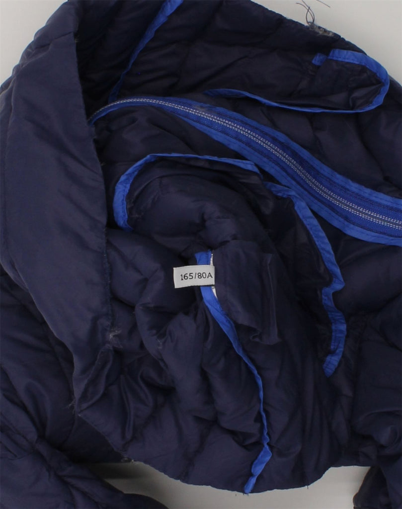 TRUSSARDI Girls Padded Jacket 14-15 Years Navy Blue Polyester | Vintage Trussardi | Thrift | Second-Hand Trussardi | Used Clothing | Messina Hembry 