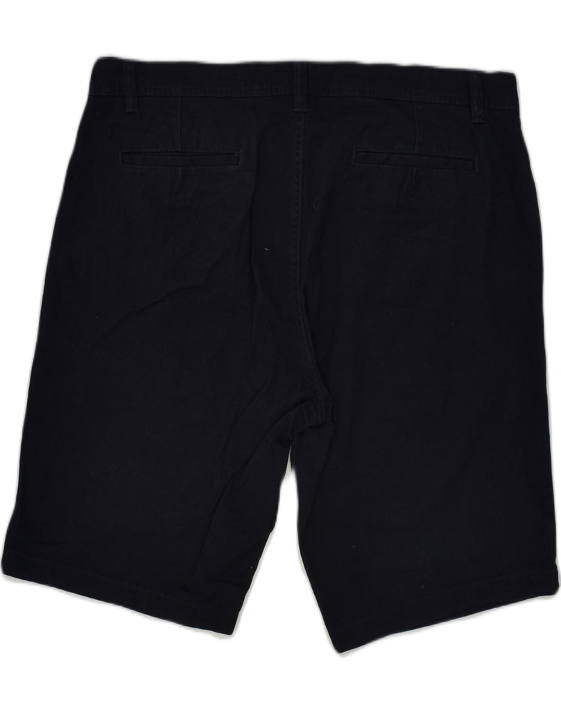 DACK'S Mens Regular Fit Chino Shorts IT 52 XL W36 Navy Blue Cotton | Vintage Dack's | Thrift | Second-Hand Dack's | Used Clothing | Messina Hembry 