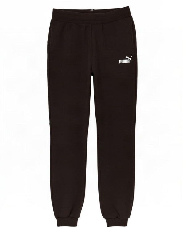 Puma Boys Tracksuit Trousers Joggers 13-14 Years Black Cotton
