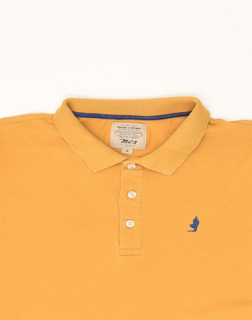 MARLBORO CLASSICS Mens Polo Shirt Medium Yellow | Vintage Marlboro Classics | Thrift | Second-Hand Marlboro Classics | Used Clothing | Messina Hembry 