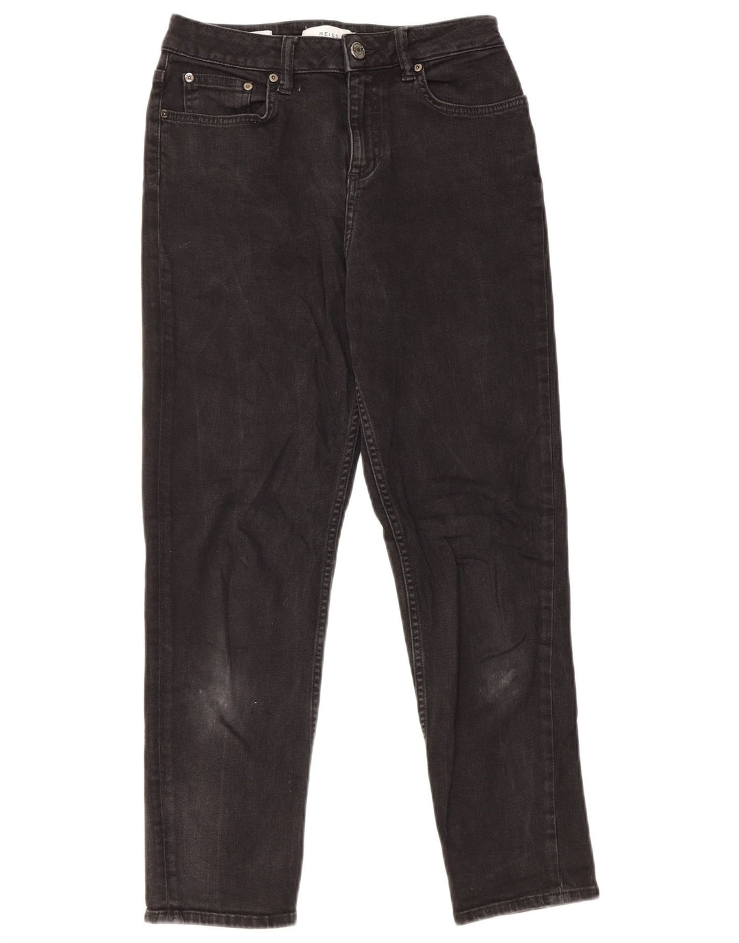 Reiss Womens Slim Jeans W27 L26 Black Cotton
