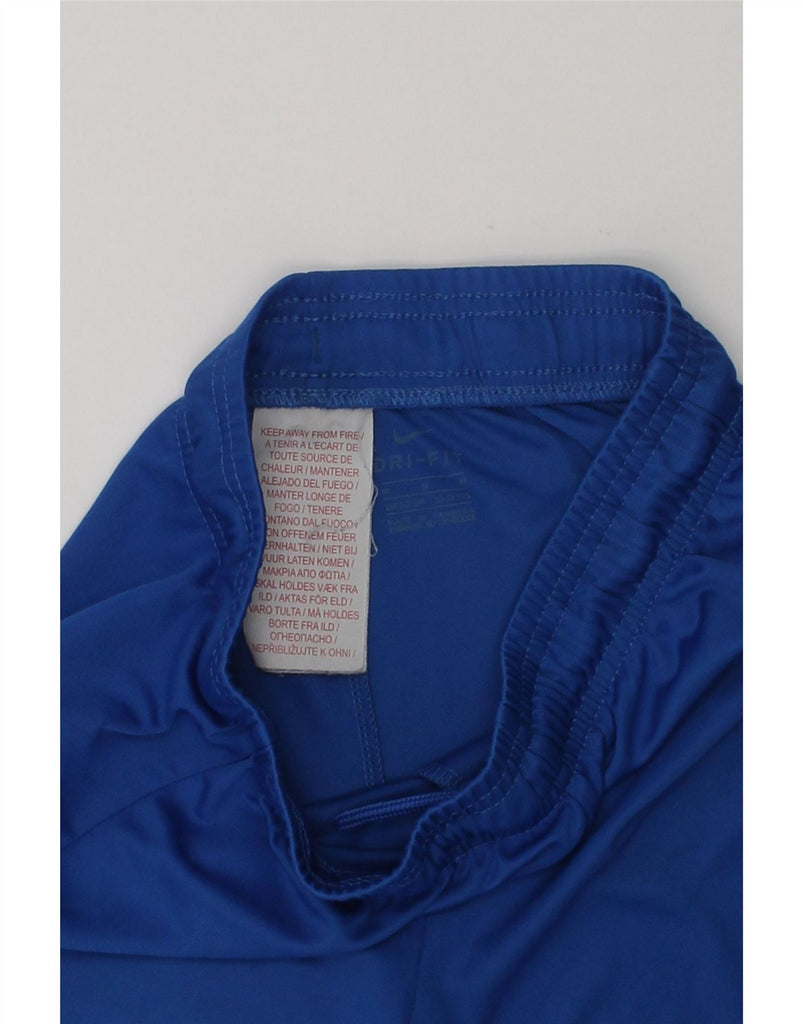 NIKE Boys Dri Fit Sport Shorts 10-11 Years Medium Blue Polyester | Vintage Nike | Thrift | Second-Hand Nike | Used Clothing | Messina Hembry 