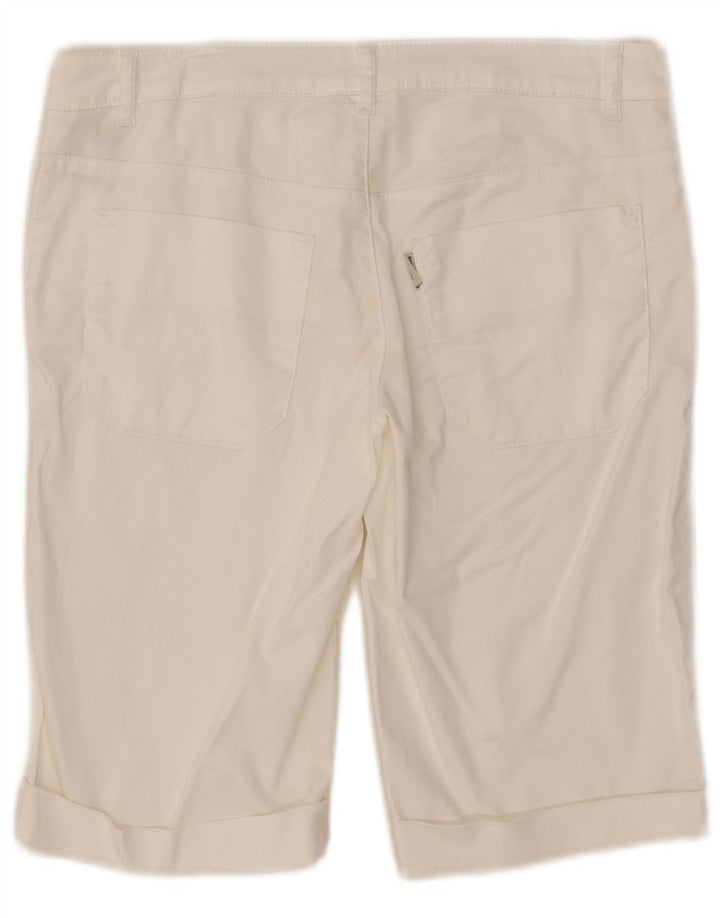 Jeckerson Womens Casual Shorts  W29 Medium White Cotton