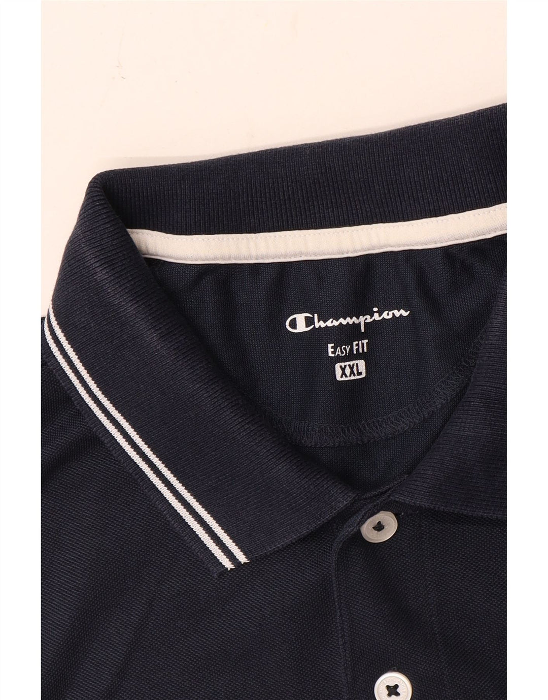 Champion Mens Easy Fit Polo Shirt 2XL Navy Blue