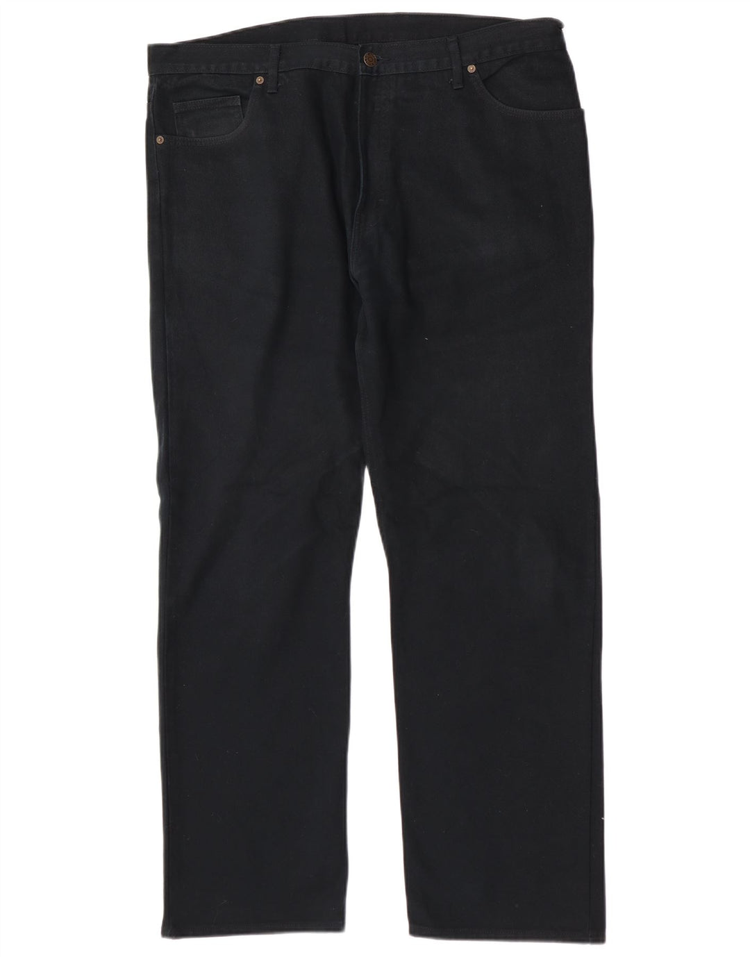 Marks & Spencer Mens Straight Jeans W40 L31 Navy Blue Cotton