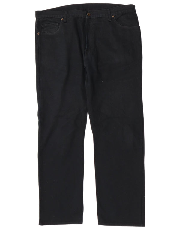 Marks & Spencer Mens Straight Jeans W40 L31 Navy Blue Cotton